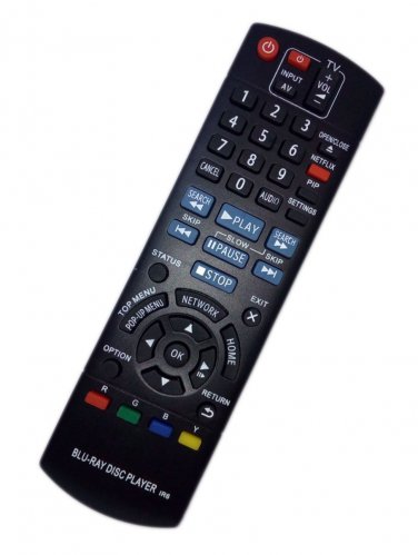 Replacement Remote Control Compatible for Panasonic DMP-BD77 DMPBD87 DMP-BD871 DMPBD87K DMP-BD87K DM