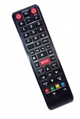 Replacement Remote Control Compatible for Samsung BD-E5900 AK5900141A BDEM57/ZA BDFM59C/ZA BD-F6500/