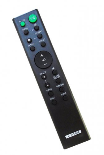 Replacement Remote Control Compatible for Sony HTCT780 RMTAH100U 1-492-930-11 HT-CT180 SAWCT180 SA-C
