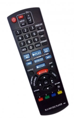 Replacement Remote Control Compatible for Panasonic DMP-BD79P N2QAYB000874 DMPBDT230 DMP-BD91 DMPBD8