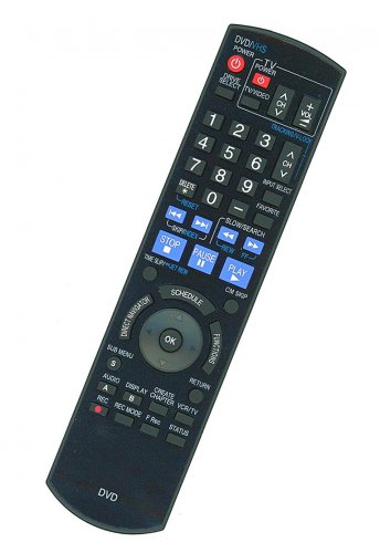 Replacement Remote Control Compatible for Panasonic DMREZ485V EUR7659T80 DMR-EA18K DMREZ27K DMR-EZ48
