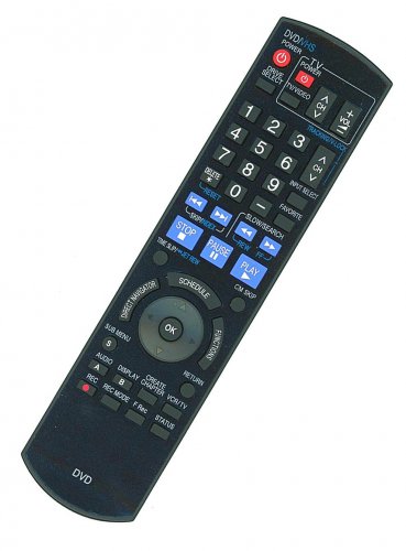 Replacement Remote Control Compatible for Panasonic DMREZ48 DMR-EZ47VP DMREZ17P DMR-EZ28K DMREZ475VP