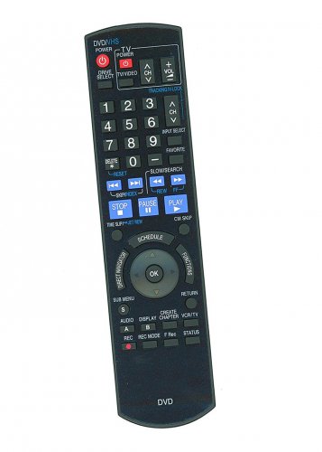 Replacement Remote Control Compatible for Panasonic DMREZ48VK DMR-EZ475VP N2QAYB000212 DMR-EZ27 DMR-