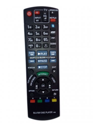 N2QAYB000719 Remote Control Replacement for Panasonic DMP-BDT220 DMPBBT01 DMP-BDT220CP DMPBDT220P BD