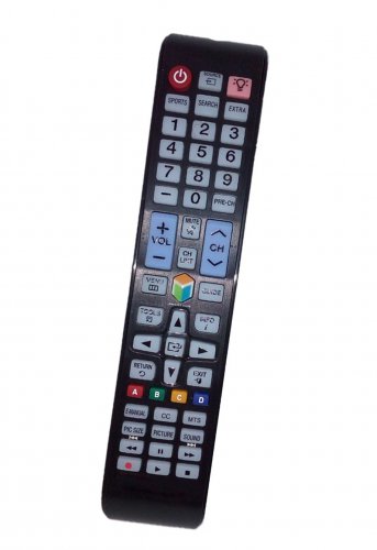 Replacement Remote Control Compatible for Samsung UN40J5500 UN48JU6500FXZA UN55JS7000 UN60JU650DFX U