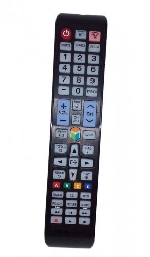 Replacement Remote Control Compatible for Samsung UN32J550DAF UN48J5500AF UN50JU6500 UN60JS700DFXZA 