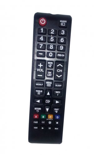 Replacement Remote Control Compatible for Samsung LT24C550NDZA AA59-00666A PN64E533D2FXZA T22C350ND 