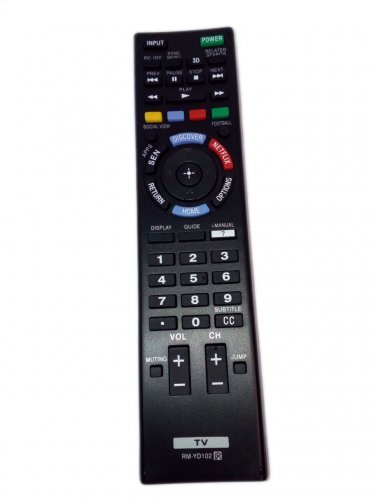 RM-YD102 1-492-766-11 Remote Control Replacement for Sony KDL-50W790B XBR55X850B KDL-60W840B XBR65X9