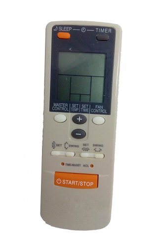 Replacement Air Conditioner Remote Control Compatible for Fujitsu ABU36RSLX AR-JW30 ARHG6 ASU12C1 AR