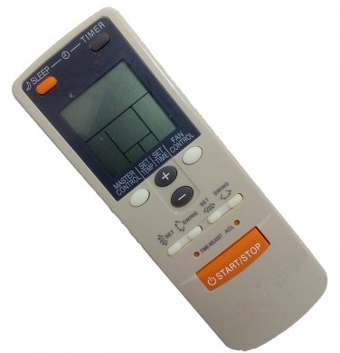 Replacement Air Conditioner Remote Control Compatible for Fujitsu ASU12R2 ARJW17 AR-HG2 ASU12RQ ARJW