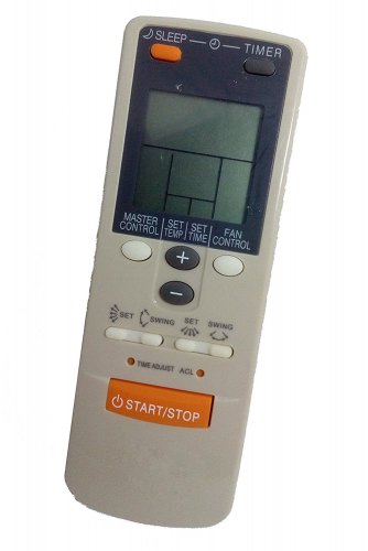 Replacement Air Conditioner Remote Control Compatible for Fujitsu MW12Y1E AR-JW31 ARCG1 ASU9C1 ARDL4