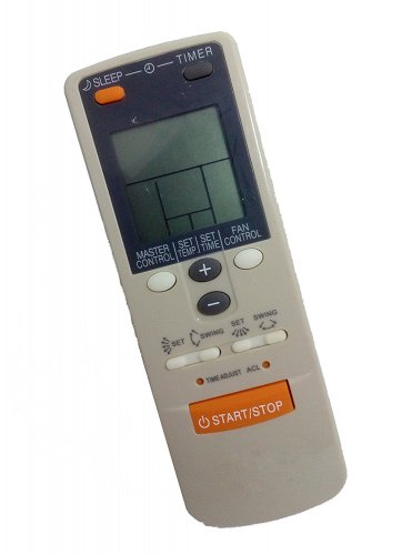 Replacement Air Conditioner Remote Control Compatible for Fujitsu AWTZ14LBC AR-JW17 ARDL9 ASU24RLXQ 