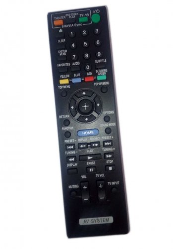Replacement Remote Control Compatible for Sony RMADP053 BDV-E470 BDVE370 BDVF7 BDV-T37 Blu Ray / Hom