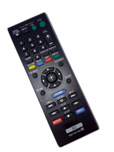 RMT-B119A Remote Control Replacement for Sony BDPS2100 BDP-BX38 BDPBX510 BDPS390WM BD Blu-Ray DVD Pl