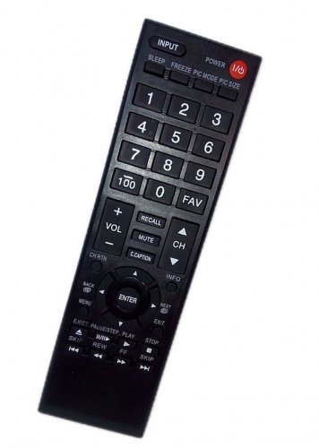 Replacement Remote Control Compatible for Toshiba 40E200U2 19AV600U 26C100UM 32E20U 40L1400U LED HDT
