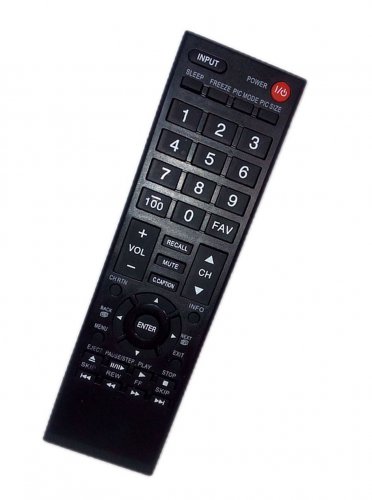 Replacement Remote Control Compatible for Toshiba 40E200U 29L1350 32C100 40L2200U 50L2300U LED HDTV 