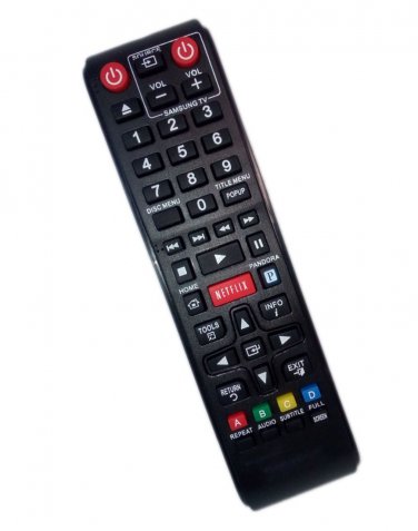 Replacement Remote Control Compatible for Samsung BD-E5400/ZA BDE5300/ZA BDE5400ZC BDEM53C BD Blu-Ra