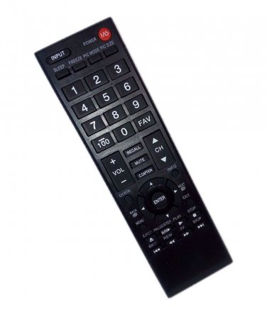 Replacement Remote Control Compatible for Toshiba 55L310U 40SL412U 50L1400 40SL412 50L1400U LED HDTV