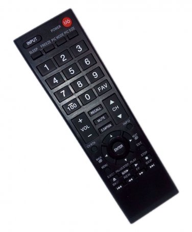Replacement Remote Control Compatible for Toshiba 32L110U 19SL410U 22AV600U 39L22U 40E200U2 LED HDTV