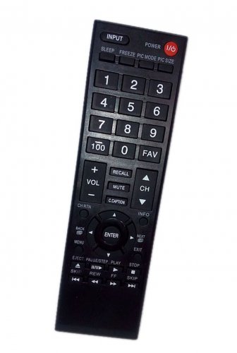 Replacement Remote Control Compatible for Toshiba 43L420U 19SL410U 22AV600UZ 32SL410UM 37E200U LED H