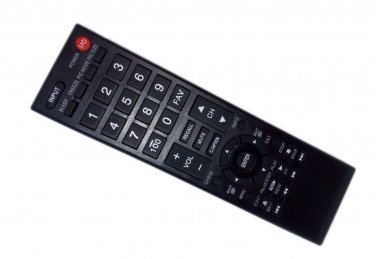 Replacement Remote Control Compatible for Toshiba 26SL400 32C100U2 32C120U 32DT1 32DT1U LED HDTV TV