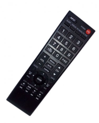 Replacement Remote Control Compatible for Toshiba 49L420U 22SL400U 23L1350U 46L5200U 50L1350U LED HD