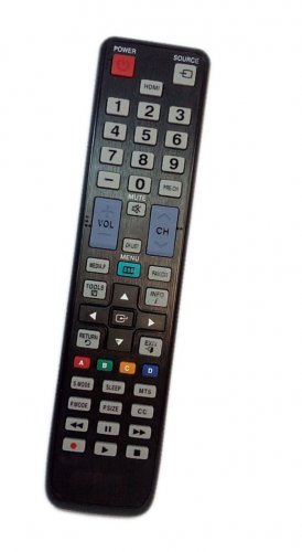 Replacement Remote Control Compatible for Samsung LN40C540F2FX LN32C459E1GXZA LN37C539F1HXZA PN58C50