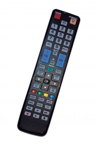 Replacement Remote Control Compatible for Samsung LE32C550J1W LN46C630K1FXZA LN55C610N1FXZA PL50C550