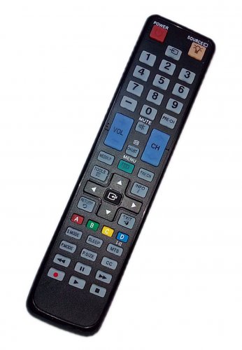Replacement Remote Control Compatible for Samsung LE37C580J1K LN40C610N1FXZA LN46C550J1FXZX LE46C550