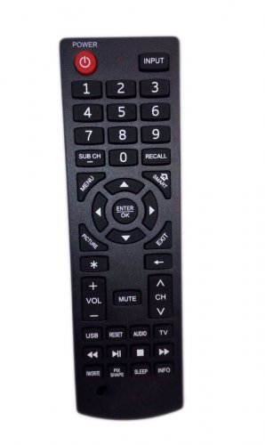 Replacement Remote Control Compatible for Sanyo DP24E14 FVF5044M DP50E44 FVD5044 18008775032 LCD LED
