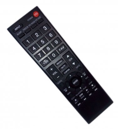 Replacement Remote Control Compatible for Toshiba 50M2U 19C1DU 22SL400 32L1350U 40FT1 LED HDTV TV