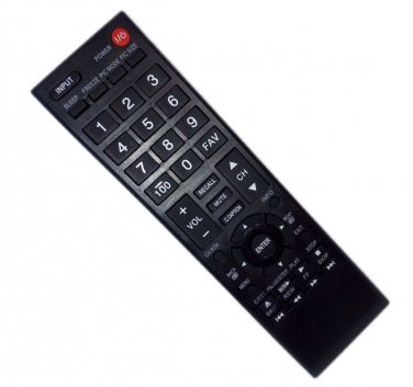 Replacement Remote Control Compatible for Toshiba 39L2300U 19C100U 26C100 32L1300U 40FT2U1 LED HDTV 