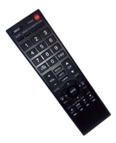 Replacement Remote Control Compatible for Toshiba 32E200UM 40L1400UC 32C100U2 32C100UM 32DT2U1 LED H