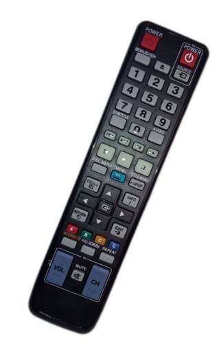Replacement Remote Control Compatible for Samsung BD-C6500T/XAC AK5900104R BD-C6600/XEF BD-C6800 BDC