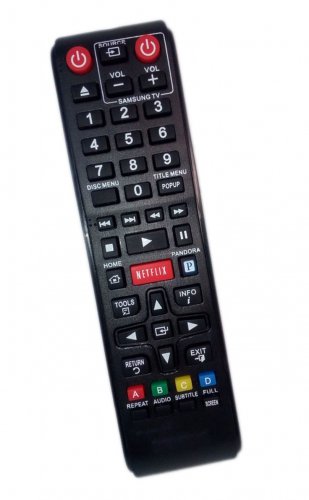 Replacement Remote Control Compatible for Samsung BD-E5300 BDE5400/ZC BD-E5400ZA BDE5900 BD Blu-Ray 