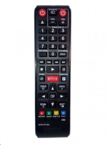 AK59-00146A Remote Control Replacement for Samsung BDE5300 BD-EM53/ZA BDE5400ZA BD-E5400ZC BD Blu-Ra