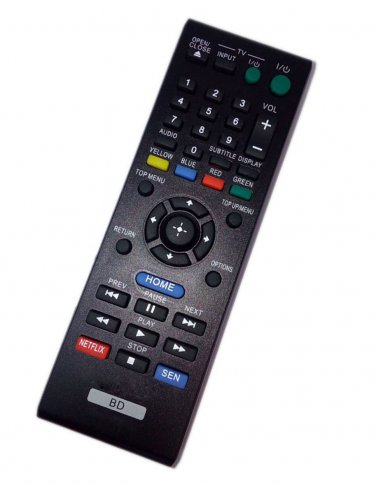 Replacement Remote Control Compatible for Sony BDP-S1100 BD-PS780 BDPS480 RMT-B115A BDP-S5100E BD Bl
