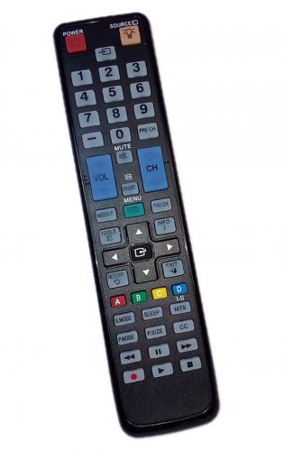 Replacement Remote Control Compatible for Samsung LE40C580J1K LN32C550 LN40C550J1FXZA LE40C550J1WXXH