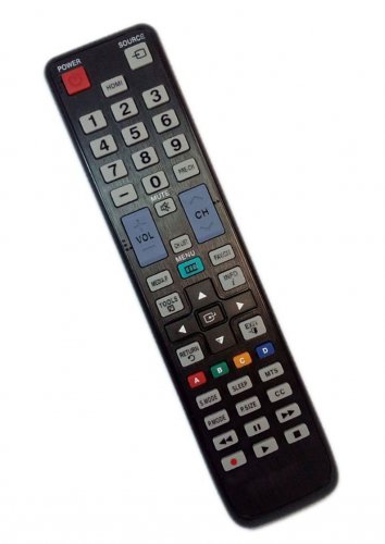Replacement Remote Control Compatible for Samsung LN32C530F1F LN19C450E1HXZA LN26C459 LN46C540F2FXZC