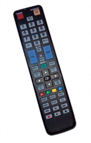 Replacement Remote Control Compatible for Samsung LE37C550J1W LN40C610N1 LN46C610 LE46C630K1WXZF PS5
