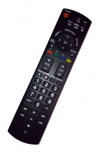 Replacement Remote Control Compatible for PANASONIC TH-42LRU5 TH-37LRU20 TC-L37X2 TC-32LX24 TC-L42U2