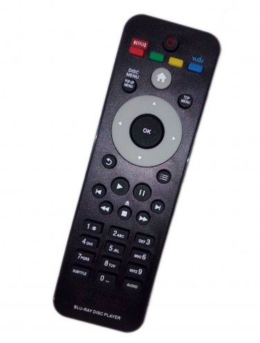 Replacement Remote Control Compatible for Philips BDP2105F7 RC2820 BDP2385 BDP2185/F7 BDP2385/F7 BD 
