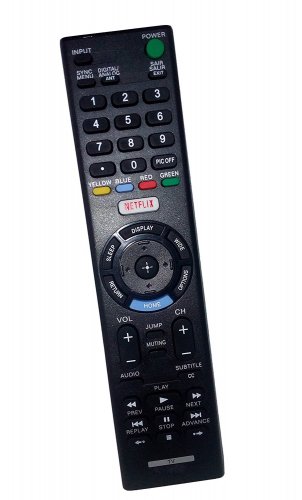 Replacement Remote Control Compatible for Sony KDL55W650D KDL-40R557C KDL48R555C KDL-40W659D KDL48W6