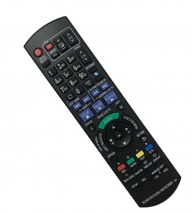Replacement Remote Control Compatible for Panasonic DMP-BD75GN N2QAYB000580 DMPBDT350 DMP-BD80K DMPB