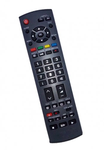 Replacement Remote Control Compatible for Panasonic TX-32LMD70/F TX32LED7FM TH-42PX60 TX37LXD80A TH-