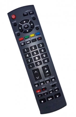 Replacement Remote Control Compatible for Panasonic TX-32LED7F TX26LED7F TH-37PX8ESA TX32LXD70/F TH-