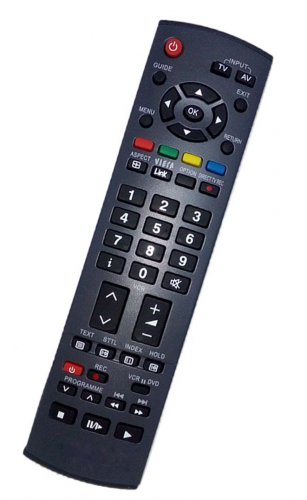 Replacement Remote Control Compatible for Panasonic TX-26LMD70 N2QAKB000059 TX26LED7FA TX-32LXD71F T