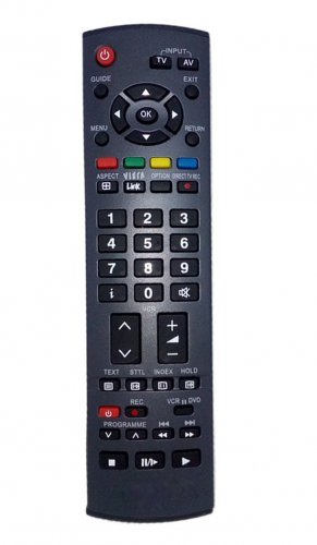 Replacement Remote Control Compatible for Panasonic TX-26LXD70/F EUR7737250 TX26LXD60 TH-37PXE/B TH4