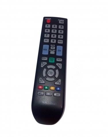 Replacement Remote Control Compatible for Samsung LN19C350D1D LN32C350D1V LN32C350D1DXZABK10 LN40E55