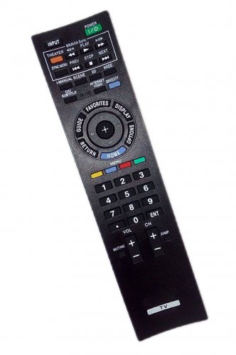 Replacement Remote Control Compatible for Sony KDL-55EX711 KDL46EX710 KDL-40EX500 KLV-40BX400 KDL-46
